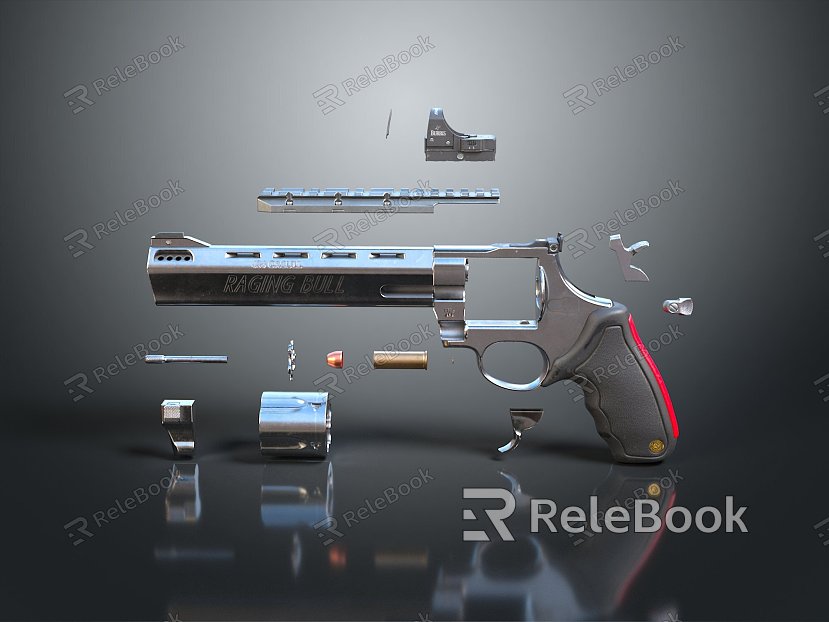 pistol semi-automatic pistol automatic pistol modern weapon hot weapon hot weapon gun model