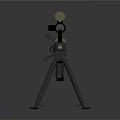 Modern Sniper Rifle With Scope And Tripod Stand For Precision Shooting