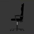 Modern Ergonomic Office Chair with Adjustable Base Armrests Caster Wheels and Upholstered Design