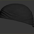 Textured Gray Beanie With Dome Shape And Wrinkled Bottom For Daily Casual Wear