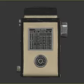 Vintage Rolleiflex Twin Lens Camera With Retro Black And Beige Design