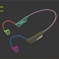Lightweight Wireless Neckband Headphones Ergonomic Modern Sleek Design With LED Indicator