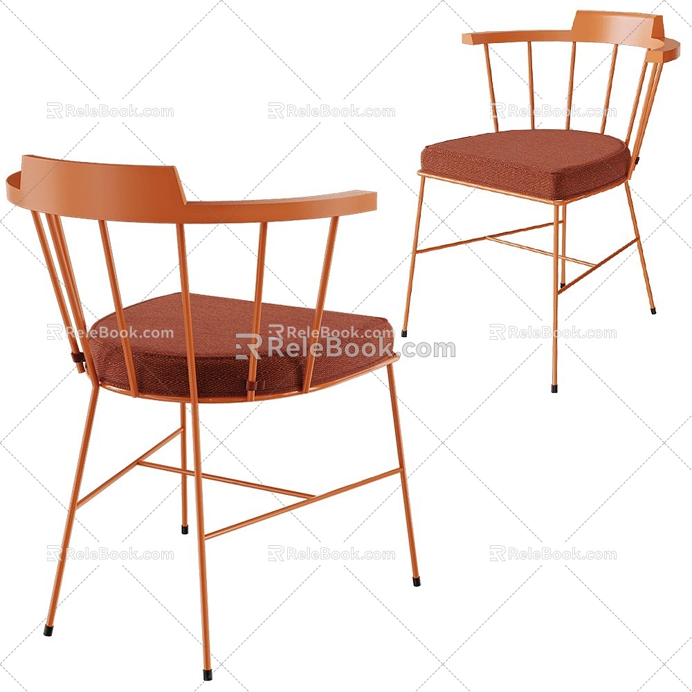 Verges Dining Chair 3d model