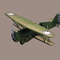 Modern Fighter World War II Hawk Republic 3d model