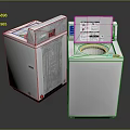 Efficient Modern White Washing Machines With Control Panels And Sleek Design For Home Laundry