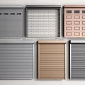 Various Styles And Colors Of Modern Garage Doors With Different Materials
