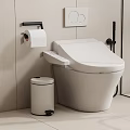 Smart toilet 3d model