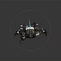 Modern Robot Mechanical Police Machine Police 3d model