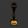 Modern Cordless Drill With Yellow And Black Design And Ergonomic Handle For Power Tools