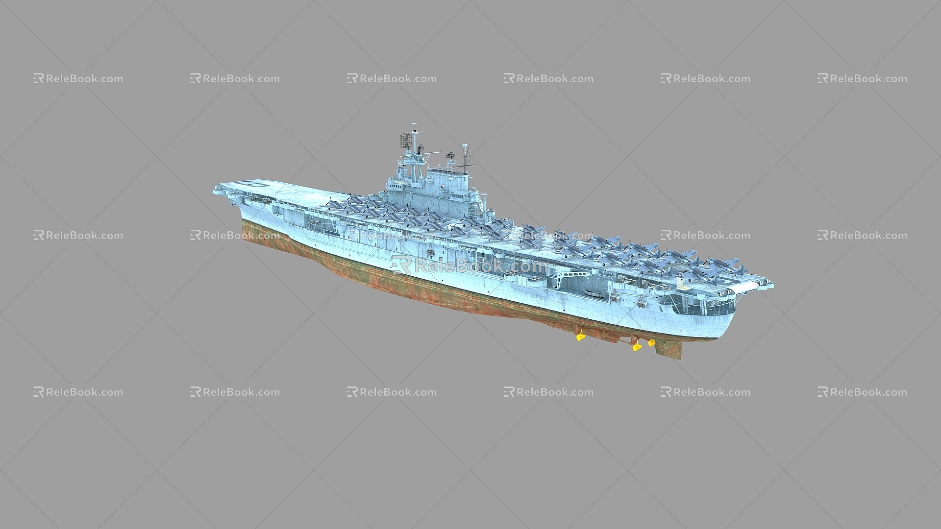 World War II USS CV6 Enterprise USS Enterprise 3d model