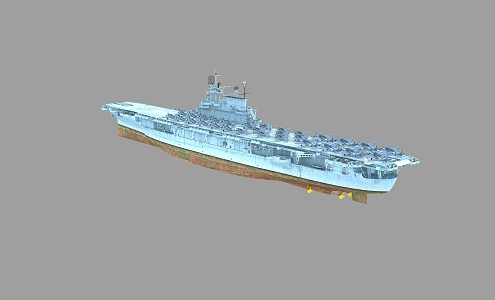 World War II USS CV6 Enterprise USS Enterprise 3d model