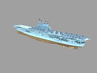 World War II USS CV6 Enterprise USS Enterprise 3d model