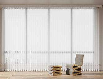 modern venetian blinds vertical blinds 3d model