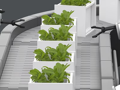 Modern Vegetables 3d model Modern Vegetables 3d model