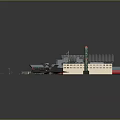 Military Airplane Scale Models With Hangar Warship Trucks And Equipment