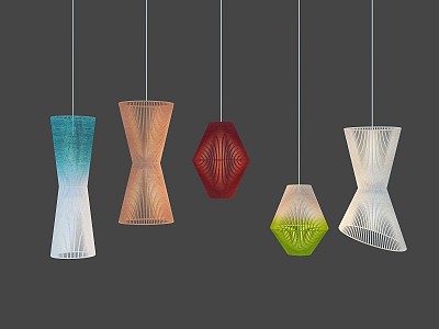 Modern chandelier 3d model