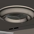 Round ceiling lamp 3d model