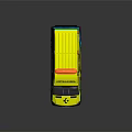 Yellow and Blue Ambulance Van with ASTALDI JV Logo and Emergency Medical Symbol
