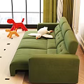 Modern Multiplayer Sofa Functional Sofa 3d model