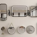 Modern Mirrors With Various Shapes For Home Wall And Tabletop Decor
