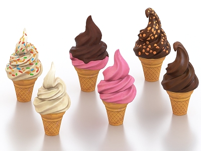 Ice Cream Ice Cream Food 3d model