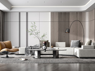 modern living room model