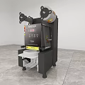 Automatic Commercial Packaging Machine With Display Screen And Top Reels For Efficient Use 3d model