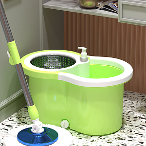 Modern Mop Bucket 3d model