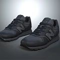 Black Casual Athletic Sneakers With Logo And Comfortable Sole For Everyday Wear