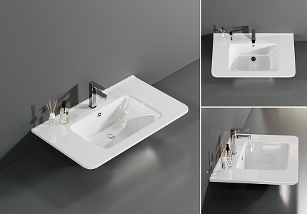 Wash basin ceramic basin 3d model