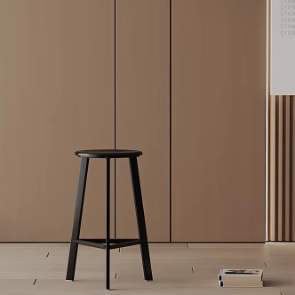 Modern Bar Chair 3d model