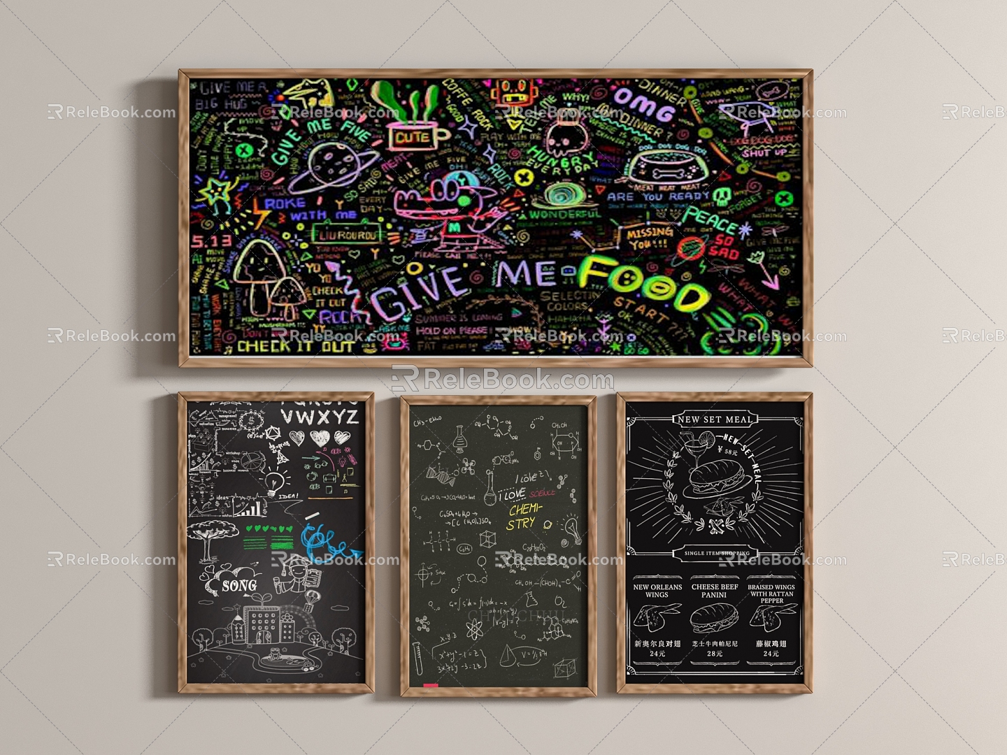 Blackboard 3d model