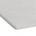Soft White Square Plush Rug Perfect for Modern Living Room Home Decor