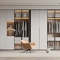 Modern wardrobe 3d model