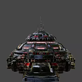 Sci-Fi Architecture Armory 3d model