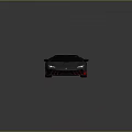 Modern Black Sports Car With Red Accents And Sleek Aerodynamic Design