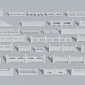 Collection of White Fences with Various Styles and Different Designs