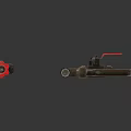 Rusty Metal Pipes And Valves With Red Handles On White Background