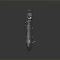Modern Spaceship Spacecraft 3d model