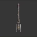 Metal Tower Like Industrial Equipment With Multi Layered Structure And Base Stand