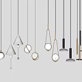 Modern Chandelier Simple Chandelier Combination 3d model
