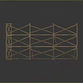 Bamboo Multi Tiered Clothing Storage Rack With Open Shelves For Accessories
