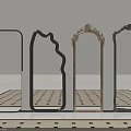 Assorted Decorative Mirrors With Modern And Vintage Frame Designs For Home Decor