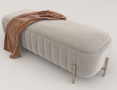 sofa stool seat 3d model