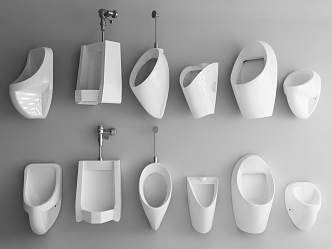 Modern Urinal Hanging Urinal Wall Mounted Urinal 3d model