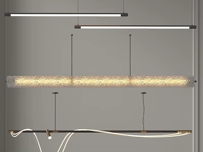 Modern Chandeliers With Various Styles And Designs 3d model