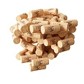 Decorative Ornament Set of Engraved Cork Stoppers for Home Decoration