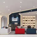 SUYTER Shoes Store Interior With Display Shelves And Comfortable Sofas