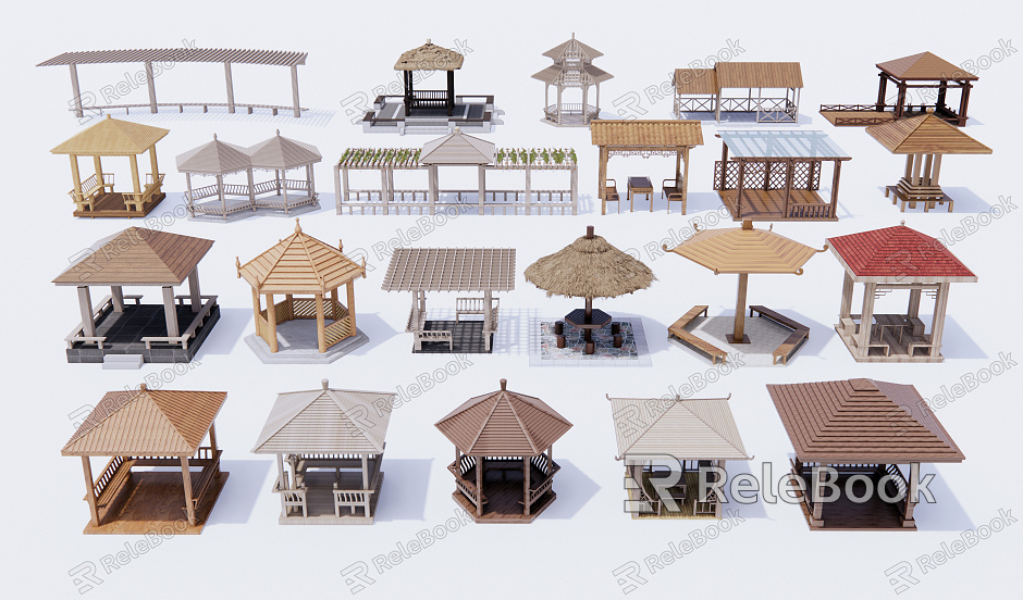 New Chinese Pavilion model