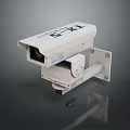 White TX-T Brand Surveillance Camera with Mounting Bracket for Computer Security Monitoring